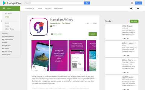 Hawaiian Airlines – Apps on Google Play
