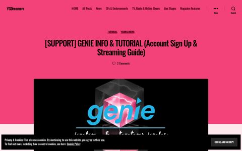 [SUPPORT] GENIE INFO & TUTORIAL (Account Sign Up ...