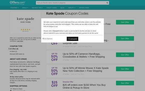 40% off Kate Spade Coupons & Promo Codes 2020 - Offers.com