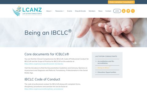 Being an IBCLC® - LCANZ Lactation Consultants of Australia ...