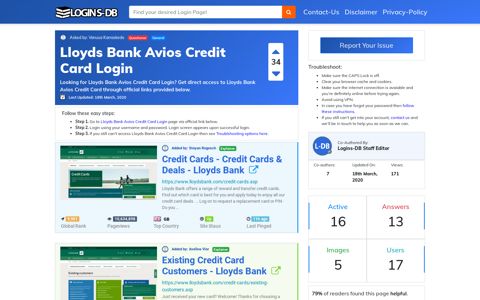 Lloyds Bank Avios Credit Card Login - Logins-DB