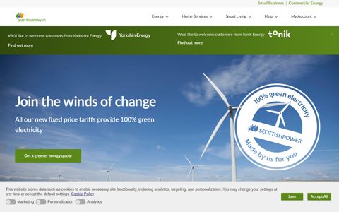Gas and Electricity Company | ScottishPower