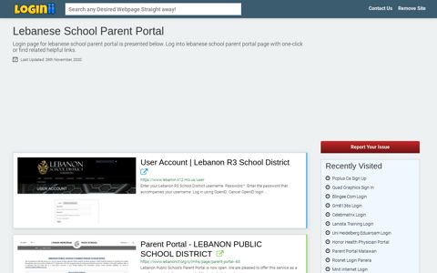 Lebanese School Parent Portal - Loginii.com