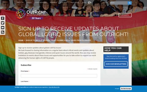 Sign up to receive updates about global LGBTIQ issues from ...