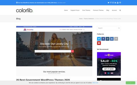 20 Best Government WordPress Themes 2020 - Colorlib
