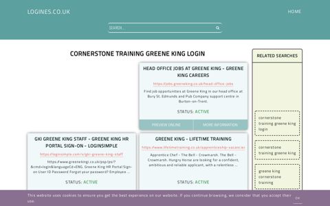 cornerstone training greene king login - General Information ...