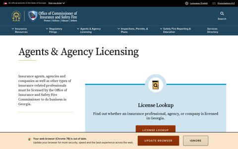 Agents & Agency Licensing | Georgia Office of Insurance and ...