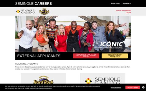 Returning Applicant Log In - Seminole Careers