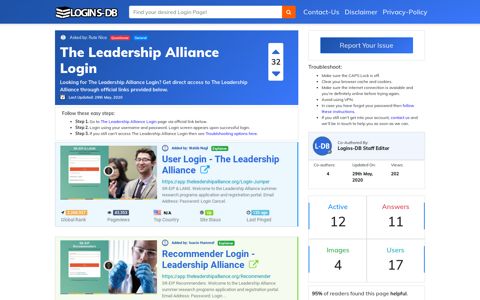 The Leadership Alliance Login - Logins-DB