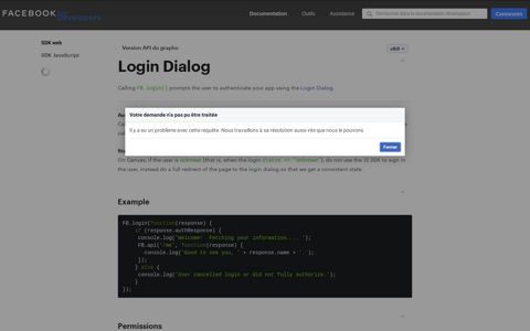 Login - Web SDKs - Facebook for Developers