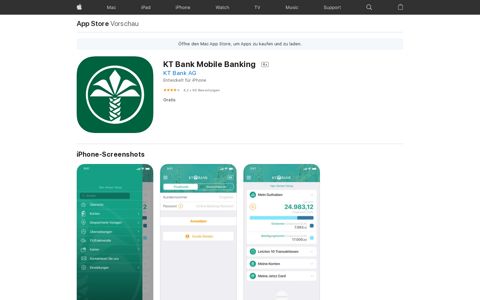 ‎KT Bank Mobile Banking im App Store