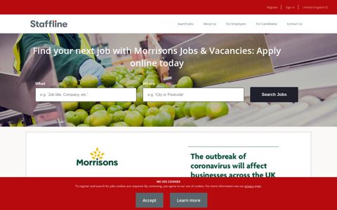 Morrisons Jobs & Vacancies: Apply Online | Staffline