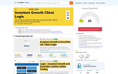 Inventure Growth Client Login