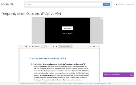 Frequently Asked Questions (FAQs) zu VPN - PDF ...