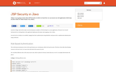 JSP Security in Java - MrBool