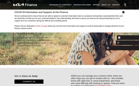 How to manage your Kia loan contract online | Kia Finance