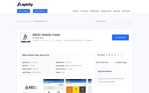 KBZSC Mobile Trade v0.0.5 (com.kbzsc.login) for Android ...