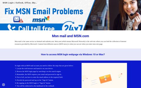 MSN mail login - Google Sites