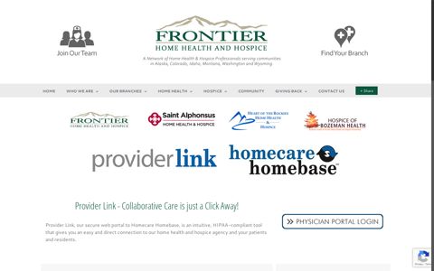 Provider Link to Homecare Homebase for Collaborative Care