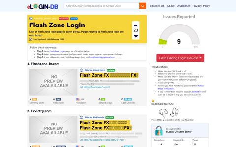 「flash zone fx」の検索結果 - A database full of login pages ...