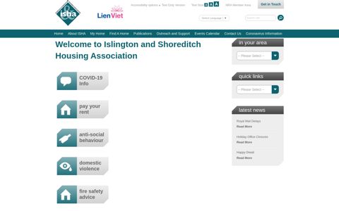 Islington & Shoreditch Housing Association: Home