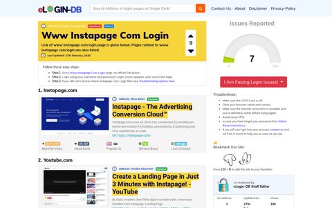 Www Instapage Com Login - A database full of login pages ...