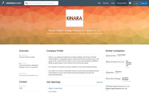 Kinara Capital - Visage Holdings & Finance Pvt. Ltd ...