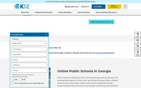 Online Schools in Georgia | K-12 Virtual Schools | K12