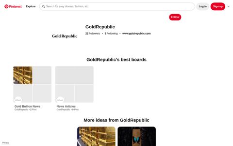 GoldRepublic (goldrepublic) on Pinterest