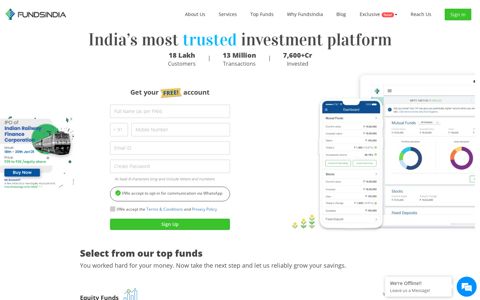 FundsIndia.com: India's #1 Online Platform to Invest in Mutual ...