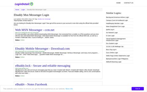 Ebuddy Msn Messenger Login Web MSN Messenger - ccm.net ...
