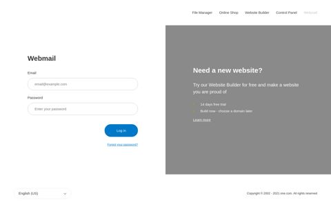 Webmail - One.com