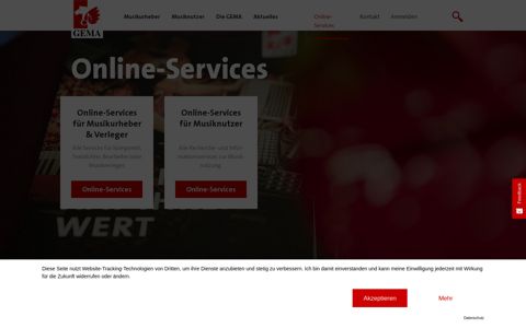 GEMA Online-Services - GEMA.de