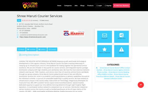 Shree Maruti Courier Service - Near me - nearmeplus.com