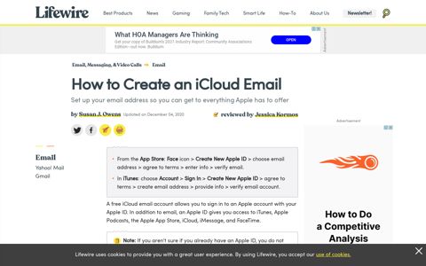 How to Create An iCloud Email - Lifewire