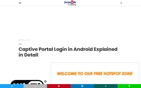 Captive Portal Login in Android Explained in Detail | Innov8tiv