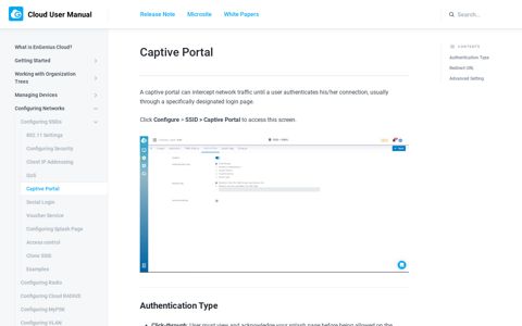 Captive Portal - Cloud User Manual - What is EnGenius Cloud?
