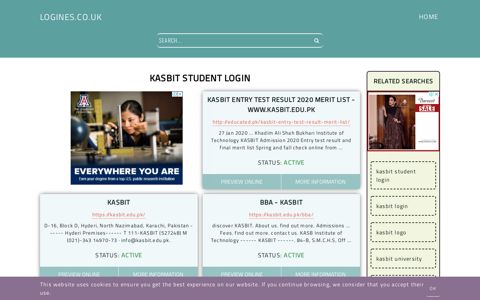 kasbit student login - General Information about Login