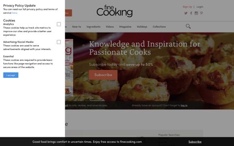 FineCooking - Recipes, Cooking Techniques, Menu Ideas