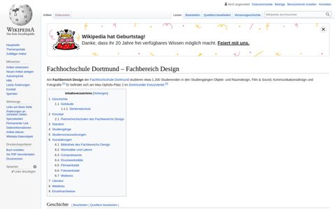 Fachhochschule Dortmund – Fachbereich Design – Wikipedia