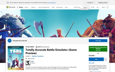 Buy Totally Accurate Battle Simulator (Game Preview ...