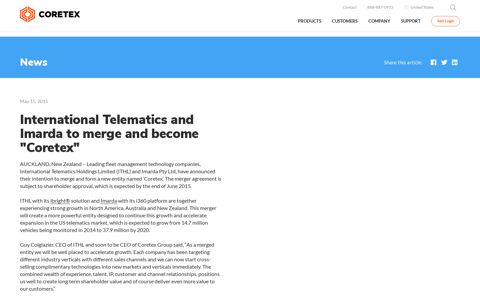 International Telematics and Imarda to merge and become ...