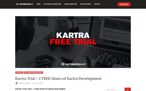 Kartra Trial + 2 FREE Hours of Kartra Development