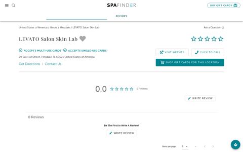 LEVATO Salon Skin Lab - SpaFinder