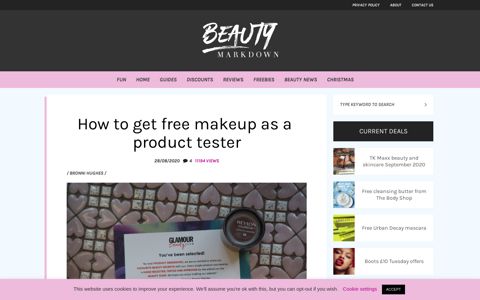 How to get free makeup as a product tester - Beauty Markdown