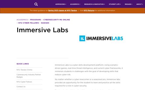 Immersive Labs | NYU Tandon School of Engineering