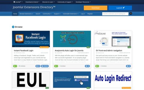 Auto Login - Joomla! Extensions Directory