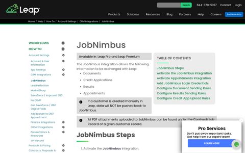 JobNimbus & LEAP - #1 Sales Platform for Contractors work ...
