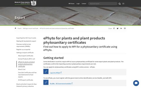 ePhyto for plants and plant products phytosanitary certificates ...