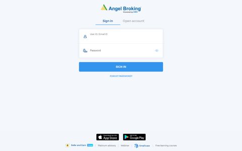 Angel Broking: Web Trading Platform
